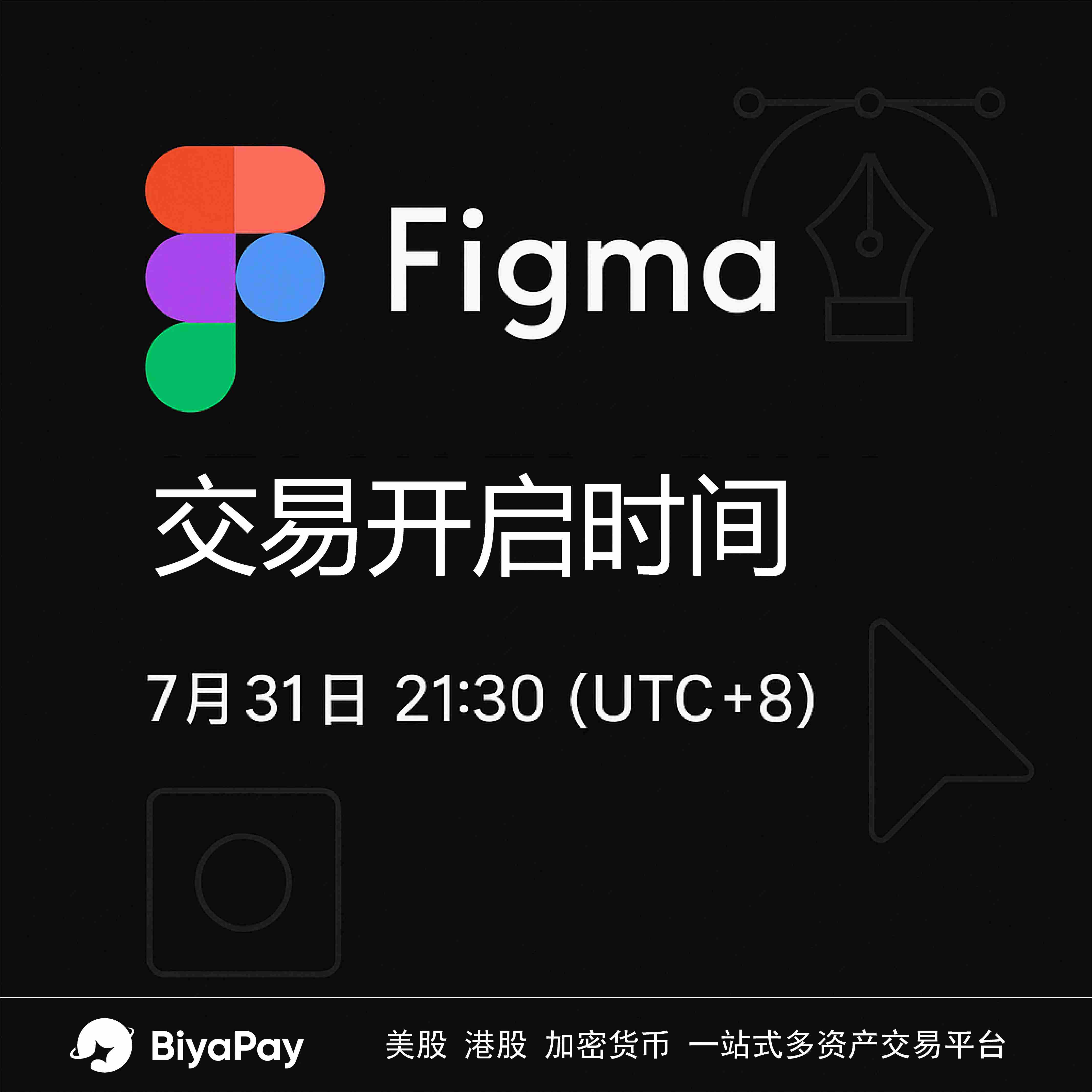 BiyaPay上线Figma美股交易，云设计巨头IPO估值达193亿美元
