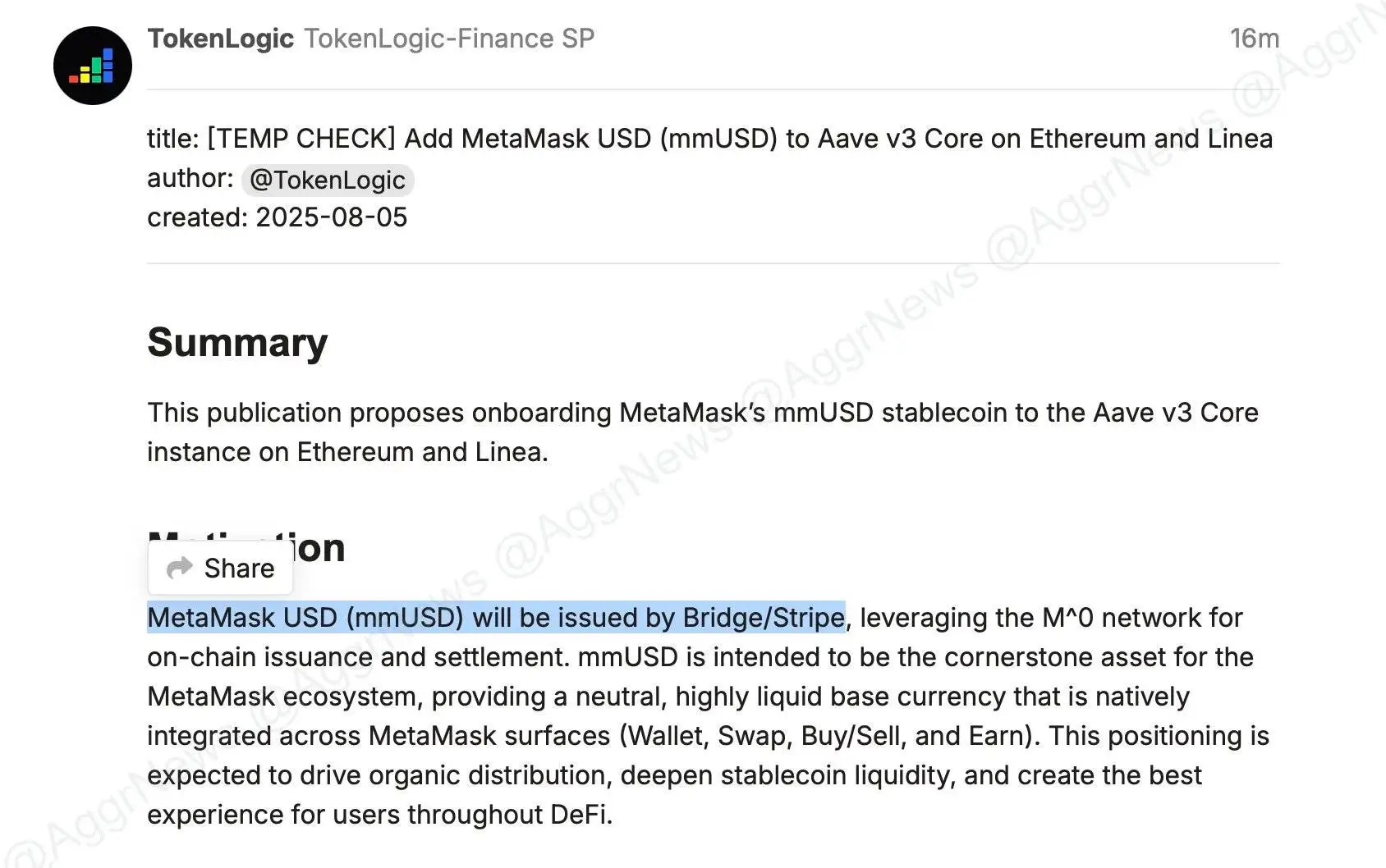 MetaMask与Stripe计划推出mmUSD稳定币，基于M^0网络发行